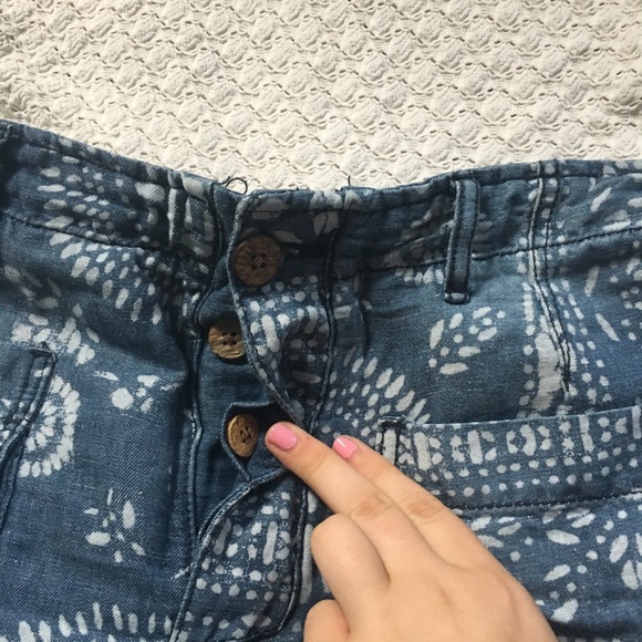 Free People Island Vibes Denim Trouser - Picture 3 of 8